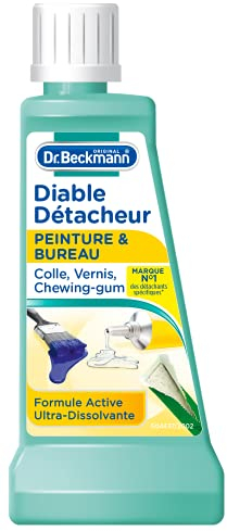 Dr. Beckmann – Quitamanchas, de 50 ml, para manchas de pintura, pegamento, barniz y goma de mascar – Fórmula activa ultradisolvente – Lote de 3 unidades