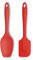 Zeal JSET10R Non-Stick Silicone Spatula Spoon 2-Piece Set-Red
