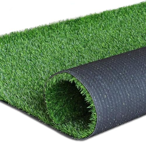 Artificial Grass Turf Lawn-5FTX10FT, 0.7 Indoor Outdoor Garden Lawn Landscape Synthetic Grass Mat Fake Grass Rug