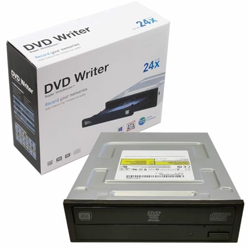 Lettore/masterizzatore JUSTOP 24x SATA DVD-RW, Super Multi DL, nero, CD+/-RW, DVD+/-RW, DVD DL, 4-24 x, 145 ms, DVD