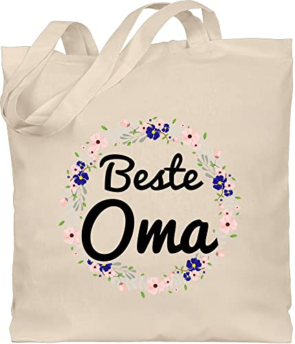 Baumwolltasche - Beste Oma Geschenk - Unisize - Naturweiß - geschenke für groseltern omas omi grandma bag an die kleinigkeit großmutter bester stoffbeutel 2022 tasche babci ist baumwolle der welt