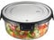 GEFU Frischhaltedose MILO - smarte Lunchbox mit Frische- & Vorratskontrolle per App, aus Glas mit Silikonverdichtung & Klick-Verschluss, Lebensmittelbehälter, Tupperdose, 900 ml, rund