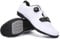 LZQpearl Fahrradschuhe Herren, Rennrad Und Mountainbike Schuhe Mit Gummisohle, Atmungsaktive, rutschfeste No-Lock Fahrradschuhe Mit Schnell Rotierendem Schnürsenkelsystem White, 43