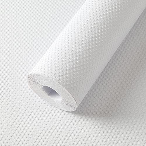 FLPMIX Weiße Regaleinlage für Küchenschränke, 30,5 cm breit, leicht zu schneidende Schubladenmatte, 30,5 x 30,5 cm, wasserdicht, nicht klebend, Speisekammerschrankeinlage