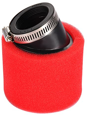 GOOFIT 45mm Filtro Aria Spugna Rosso Doppio Strato Smussato Bocca Sostituzione Per 50cc 70cc 90cc 110cc 125cc 150cc Atv Quad Buggy Scooter Dirtbike Moto Go Kart