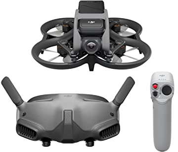 DJI Avata Pro-View Combo (DJI Goggles 2) - First-Person View Drone UAV Quadcopter with 4K Stabilized Video, Super-Wide 155° FOV, Built-in Propeller Guard, HD Low-Latency Transmission
