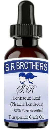 SR Brothers lentisque Leaf (Pistacia Lentiscus) 100% Pure Therapeutic Grade Essential Oil (50ml)