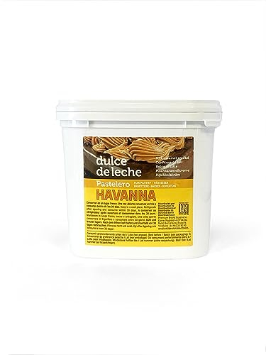 Havanna Dulce de Leche Pâtissier | Sans Gluten | Sans Colorants ni Arômes Artificiels | Produit Gourmet | Seau de 1 kg