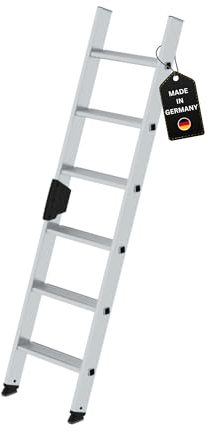 PROREGAL Échelle simple sans traverse | 6 marches | échelle, échelle télescopique, escabeau, escabeau fixe, double échelle