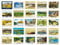 Artery8 50 Pcs British Railway Train Sea Travel Aesthetic Collage Kit Wall Art Prints A6 Set Pack 14.8 x 10.5 cm (5.8 x 4.1) Room Decor Collector GNER GWR Rail Poster