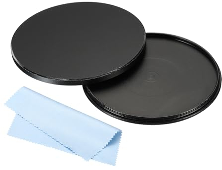 PATIKIL 82mm Lens Cap, Camera Lens Cap Cover Universal Lens Filter Stack Cap Front Metal Protective Case Cover with Cleaning Cloth for Photography Camera Filter