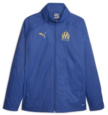 Puma OM Veste Coupe Vent Bleu Foncé Homme foot 2023/2024 Bleu XS