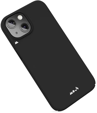 Mous for iPhone 15 Plus Case MagSafe Compatible - Super Thin Magnetic Phone Cover - Black