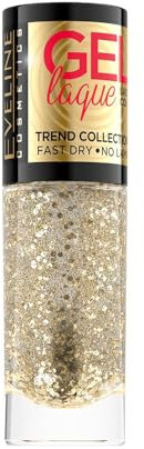 Eveline Cosmetics Gel-Nagellack - Kein UV/LED Erforderlich, 8 ml Schnelltrocknend Langanhaltender Gel-Effekt