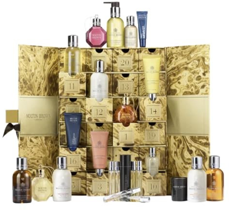 Molton Brown Adventskalender 2024 - Warenwert 750€ Beauty Kosmetik Advent Kalender, 24 Geschenke Pflege Weihnachtskalender Frau, Adventkalender Damen