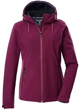killtec Women's Softshell Outdoor Jacket with Zip-Off Hood