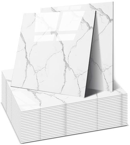 Adesivi per Piastrelle,OJTOJT Piastrelle da Parete in Buccia e Bastone 22 pezzi Piastrelle Adesive Cucina 30 x 30 cm Adesivi Murali Cucina per Pavimento per Cucina,Bagno,Camera da letto,Soggiorno (C)
