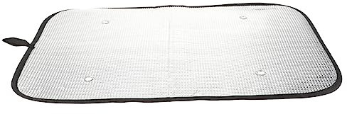 ABOOFAN Lot De 2 Stores Occultants 40x60 Cm pour Fenêtre Et Porte De Camping-Car, Ventouse sans Perçage, Film Aluminium Réfléchissant, Protection Solaire Isolante pour Caravane