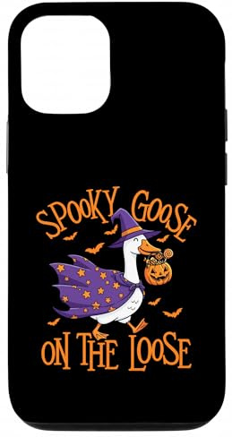 Spooky Goose On The Loose - Halloween Jack O'Lantern Hülle für iPhone 12/12 Pro