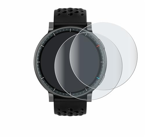 BROTECT Schutzfolie für Amazfit Active Max | 2 Stück Entspiegelnder Displayschutz Made in Germany Matte Full-Screen Folie Full-Cover 3D Curved Anti-Reflexion Montage Kit