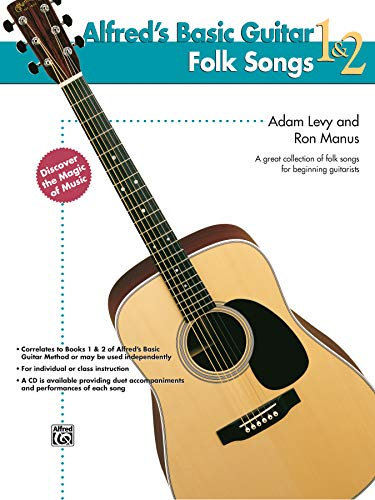 Alfreds Basic Guitar Folk Songs for Guitar 1&2