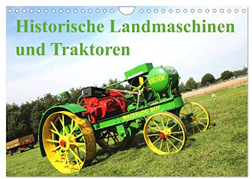 Historische Landmaschinen und Traktoren (Wandkalender 2025 DIN A4 quer), CALVENDO Monatskalender