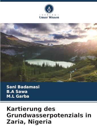 Kartierung des Grundwasserpotenzials in Zaria, Nigeria