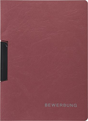 BRUNNEN 102012720 Bewerbungsmappe (Karton, A4) weinrot/schwarz
