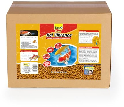 TetraPond Koi Vibrance, Soft Sticks, Floating Pond Food, 16.5 Pounds