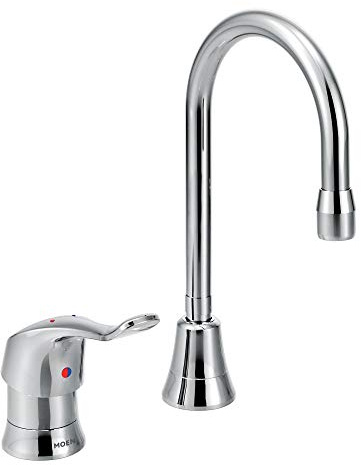 Moen 8137 Commercial M-Dura Single-Handle Multi-Purpose Faucet with Spout 2.2 gpm, Chrome