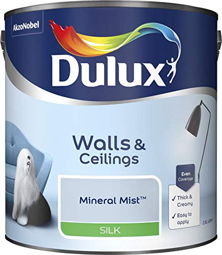 Dulux Paints 2.5 Litre Ready Mixed Silk Mineral Mist