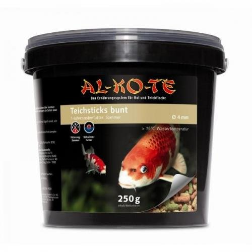 AL-KO-TE Teichsticks mit Vital-Perls 250 g, Flockenfutter, Hauptfutter