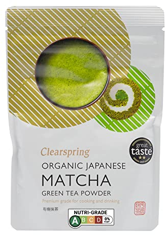 Clearspring Organic Japanese Matcha Green Tea Powder Premium Grade, 40g