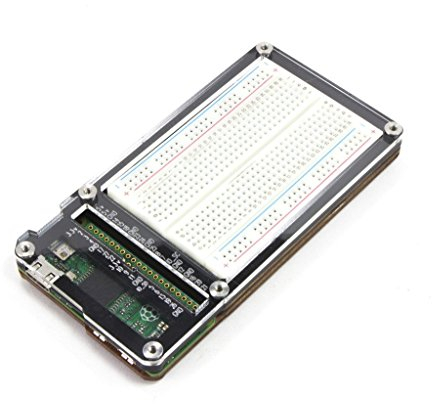 Zebra Zero Plus for Raspberry Pi Zero & Zero Wireless- Black Ice Plus Breadboard