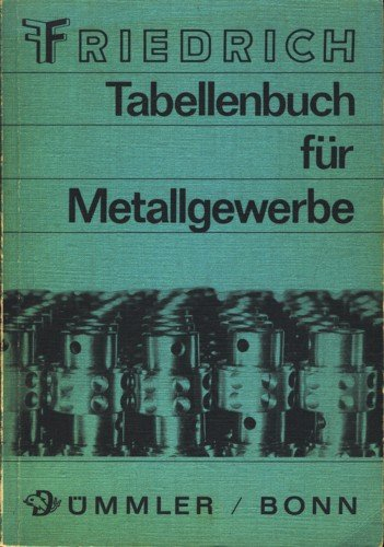 Tabellenbuch für Metallgewerbe