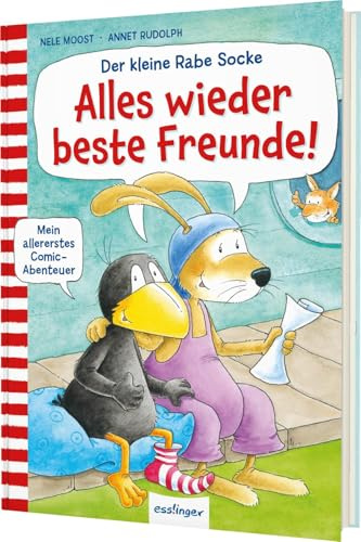 Der kleine Rabe Socke: Alles wieder beste Freunde!: Mein allererstes Comic-Abenteuer | Comic-Vorlesebuch ab 5 Jahren, perfekt als Start ins Lesenlernen