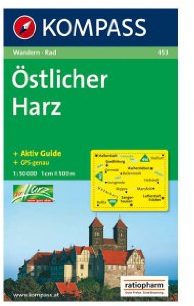 Östlicher Harz: Wanderkarte mit Kurzführer und Radrouten. GPS-genau. 1:50000 (KOMPASS Wanderkarte, Band 453)