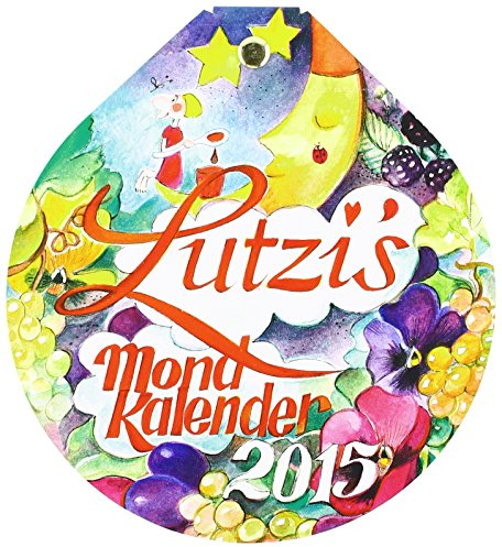 Lutzis Mondkalender rund Ø 16cm (Tagesabreisskalender) 2026: Andrea Lutzenberger