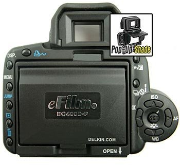 Delkin Devices DC400D-P Visière pour Canon 400D Noir