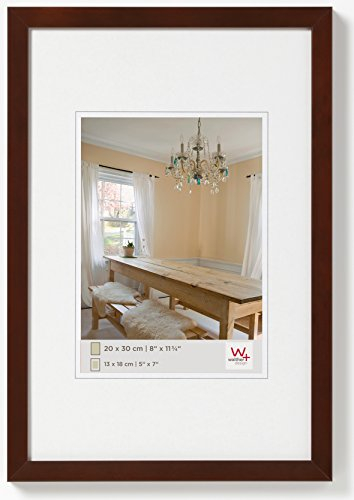walther design Bilderrahmen nussbaum 40 x 50 cm Peppers Holzrahmen BP050N