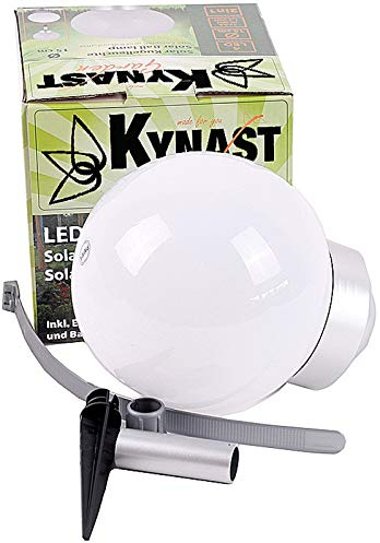 Solarlampe 4LED Ø15cm Solarleuchte Erdspieß Balkonhalter Kugelleuchte Solar