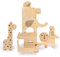 Petit Collage PTC128 Tiere Holzpuzzle Set, beige