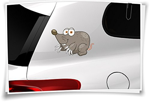 Autoaufkleber Sticker Kinder Aufkleber Tierchen Baby Junge Mädchen Boy Girl Maulwurf