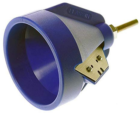 Rohrentgrater REK 63-E, Rohre PE+PA bis 63 mm Kunststoff Bohrfutteraufnahme Blau