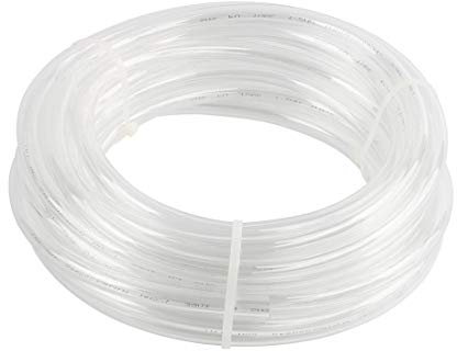 SNS Pneumatik Transparent 10 Meter Außen 10mm x Innen 6,5mm PU Polyurethan - Luftschlauch Schlauch für Luftschläuche oder Flüssigkeitstransfer, Pneumatische Schläuche APU10X6,5