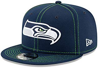 New Era EMEA ONF 19 SL 9Fifty Snapback Cap Seattle Seahawks Dunkelblau, Size:S/M