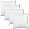 Bestlivings 4er Set Polyester Vlies Füllkissen 30cm rund weiß, bei 30° waschbar, viele Größen