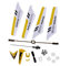 fedsjuihyg Volle Ersatzteile Set für Syma S107 / S107G RC Hubschrauber, Hauptblätter, Schwanz Dekorationen, Endstückblatt, Balance Bar, Connect Buckle, Inner Shaft. Yellow Set-