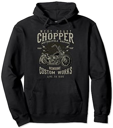 West Coast Chopper Motorcycle Garage Pullover Hoodie