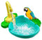 Gobabo Vasca da bagno per uccelli Pappagalli Vasca da bagno Piscina Mangiatoia per uccelli Ciotola Automatica per animali domestici Vasca da bagno con rubinetto Doccia per